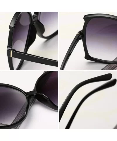 women fashion Simple sunglasses Retro glasses Men and women Sunglasses - Blue - CA18LL06Z8N $5.83 Oval