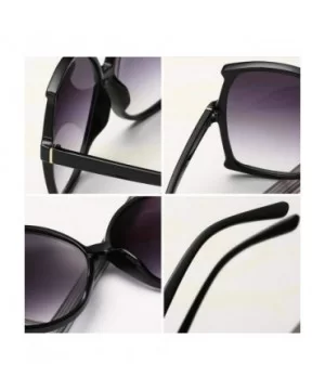 women fashion Simple sunglasses Retro glasses Men and women Sunglasses - Blue - CA18LL06Z8N $5.83 Oval