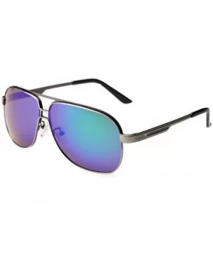 Adurable Use Sunglasses Metal Frame Aviator Lens Stronger Than Any other Sunglasses - Grey/Green - C011ZIRI0X1 $16.55 Oval