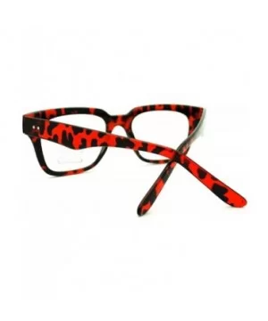 Square Eyeglasses Optical Frame Clear Lens Fashion Glasses - Tortoise - C211DSSKMZ1 $7.09 Square