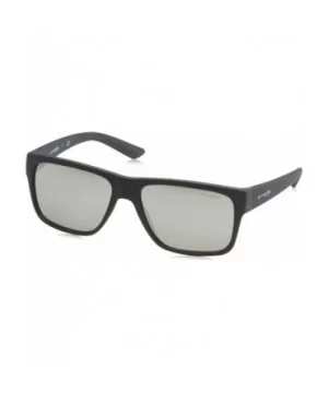 Men's An4226 Reserve Square Sunglasses - Matte Dark Grey/Light Grey Mirror Silver - C912FYSVN37 $35.04 Sport