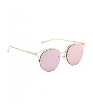 Polarized Sunglasses Fashion Glasses Protection - Pink - CA18TQUKQ96 $20.68 Round