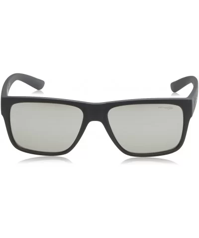 Men's An4226 Reserve Square Sunglasses - Matte Dark Grey/Light Grey Mirror Silver - C912FYSVN37 $35.04 Sport