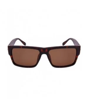 Retro Square Polarized Sunglasses 540894-P - Matte Demi - CB12NUYVKGI $13.94 Square