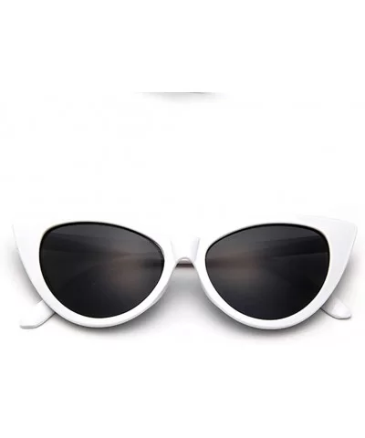 Unisex Fashion Cat Eye Sunglasses Sexy Retro Sunglasses Women Sunglasses - H - CD190G6HKDK $5.10 Cat Eye