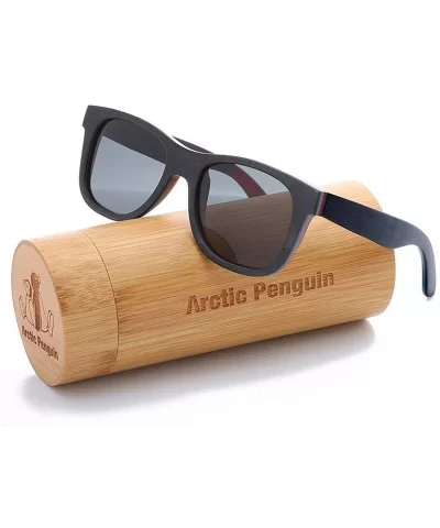 Skateboard Sunglasses Wood Glasses Polarized Fishing Sun Shades for Men UV400 Protection with Bamboo Case 52mm - CR12LG4YN17 ...