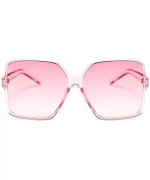 Oversized Square Sunglasses for Women Big Large Wide Fashion Shades for Men 100% UV Protection Unisex - D Pink - CR1966O9K85 ...