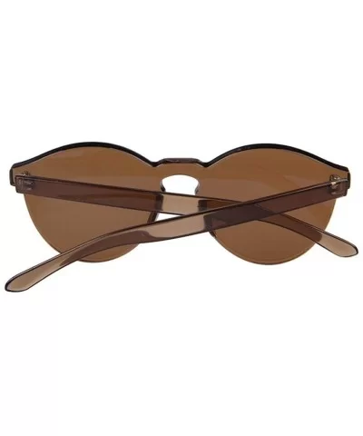 New Fashion RimlVintage Round Mirror Sunglasses Women Luxury Brand Design Sun Glasses Men/women - C3 - C4197Y6RA37 $21.83 Goggle