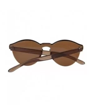 New Fashion RimlVintage Round Mirror Sunglasses Women Luxury Brand Design Sun Glasses Men/women - C3 - C4197Y6RA37 $21.83 Goggle