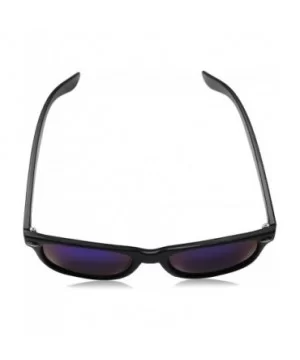 Matte Black Horn Rimmed Sunglasses - Classic - Black / Midnight - CA12ECUDJNP $6.70 Round