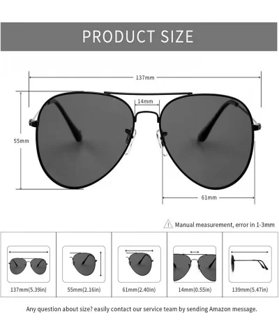 Polarized Sunglasses for Men Women Lightweight Mirror Sunglasses for Outdoor Activity Eye Glasses - CW1948GL4IG $8.71 Oversized