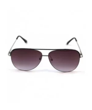 Top Line Metal Aviator Sunglasses P4102 - Silver - CV17YT3L7RT $7.74 Aviator