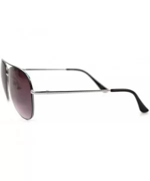 Top Line Metal Aviator Sunglasses P4102 - Silver - CV17YT3L7RT $7.74 Aviator