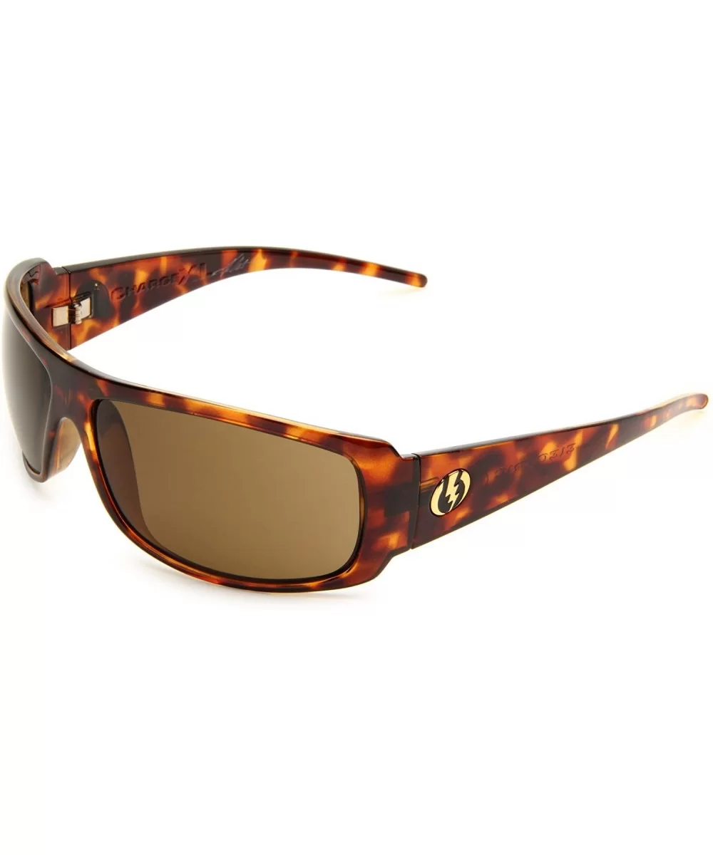 Visual Charge XL Sunglasses - Tortoise Shell Frame/Bronze Lens - C111CMPTB2L $30.55 Rectangular