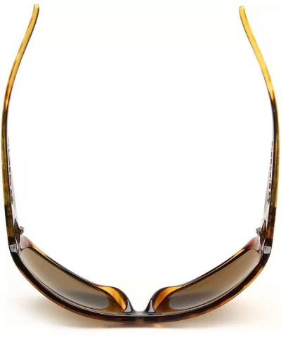 Visual Charge XL Sunglasses - Tortoise Shell Frame/Bronze Lens - C111CMPTB2L $30.55 Rectangular