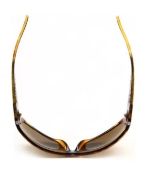 Visual Charge XL Sunglasses - Tortoise Shell Frame/Bronze Lens - C111CMPTB2L $30.55 Rectangular