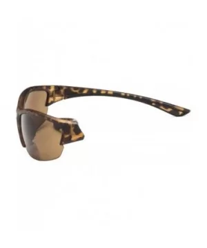 Sports Bifocal Sunglasses Half-Frame UV 400 Protection Reading Sunglasses - Demi-brown-lens - CY18NI2WQ0G $6.56 Sport