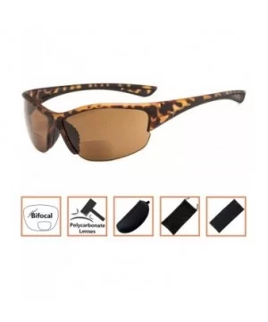 Sports Bifocal Sunglasses Half-Frame UV 400 Protection Reading Sunglasses - Demi-brown-lens - CY18NI2WQ0G $6.56 Sport