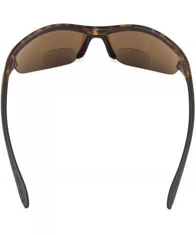 Sports Bifocal Sunglasses Half-Frame UV 400 Protection Reading Sunglasses - Demi-brown-lens - CY18NI2WQ0G $6.56 Sport