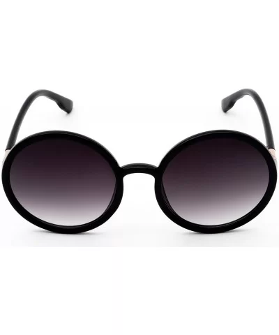 Round Circle Thin Frame Designer Sunglasses - 5 - CH19653HLUC $10.57 Round