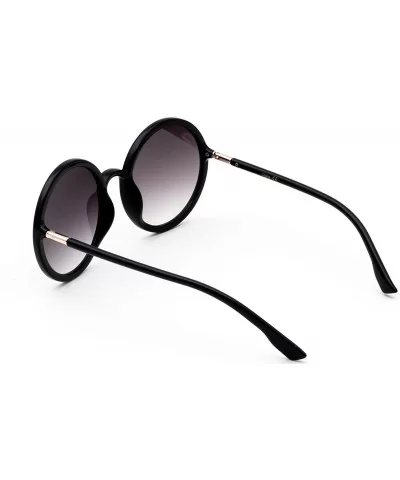 Round Circle Thin Frame Designer Sunglasses - 5 - CH19653HLUC $10.57 Round