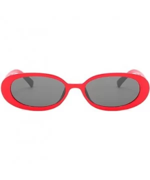 Polarized Sunglasses Fashion Glasses Protection - Red - CB18TQX80NR $13.87 Oversized