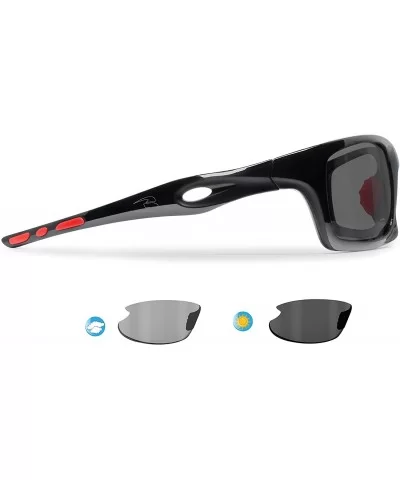 Photochromic Sport Polarized Sunglasses for Cycling Running Ski Motorcycle MTB Fishing - mod. Omega Italy - CS18C5D5CET $60.4...