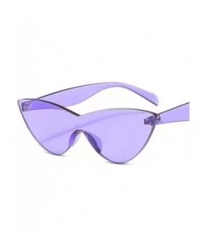 Women Vintage Cat Eye Sunglasses Lovely Sun Glasses For Ladies Cute Sexy Cool Retro Uv400 - Purple - CA198UCDQ4T $6.43 Cat Eye