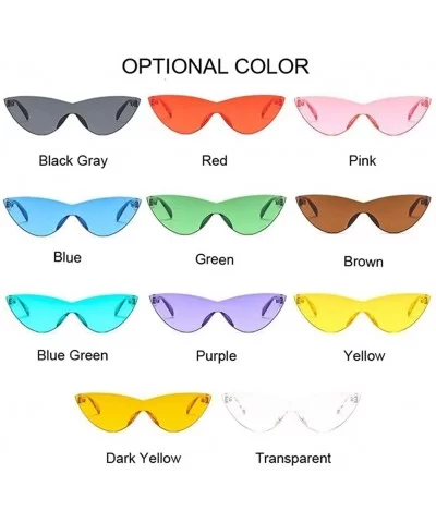 Women Vintage Cat Eye Sunglasses Lovely Sun Glasses For Ladies Cute Sexy Cool Retro Uv400 - Purple - CA198UCDQ4T $6.43 Cat Eye