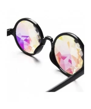 Festivals Kaleidoscope Glasses for Raves - Goggles Rainbow Prism Diffraction Crystal Lenses - CT18KLQ0WH8 $7.43 Round