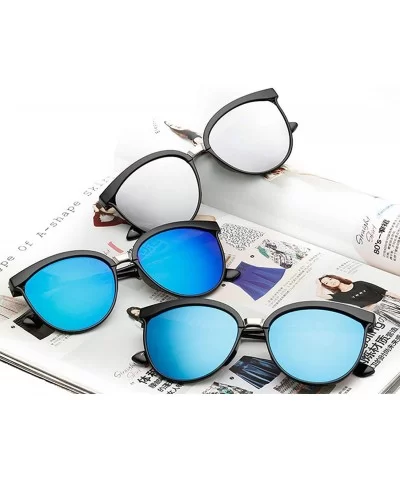 Candies Brand Designer Cat Eye Sunglasses Women Luxury Plastic Sun Glasses Classic Retro Outdoor - Silver Lens - CC18W77QSRW ...