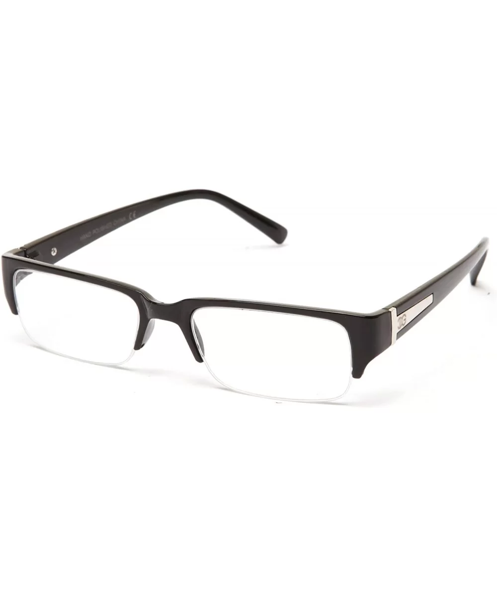 Unisex Retro Squared Celebrity Star Simple Clear Lens Fashion Glasses - 1841 Black - C211T16ILM5 $7.71 Square