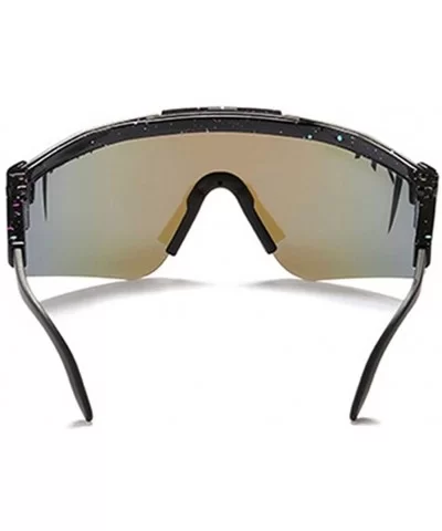 Oversized Sunglasses TR90 Colorful Plating Really Film Sunglasses Men Polarized Luxury Brand Outdoor Sports - CB198ODGKRS $32...