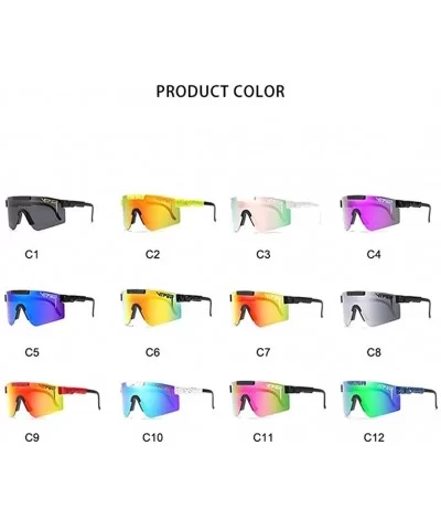 Oversized Sunglasses TR90 Colorful Plating Really Film Sunglasses Men Polarized Luxury Brand Outdoor Sports - CB198ODGKRS $32...