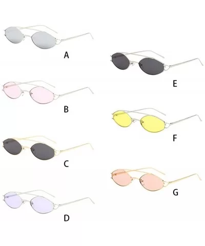 Fashion Polarized Sunglasses Unisex Vintage Oval Shape Sunglasses Glasses Eyewear For Men/Women - C - C418NW96A3K $5.47 Overs...