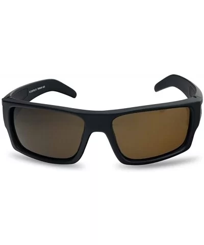 Around Polarized Lightweight Floating Sunglasses - Matte Black Frame - Amber - CS18U8M8ETO $12.22 Sport