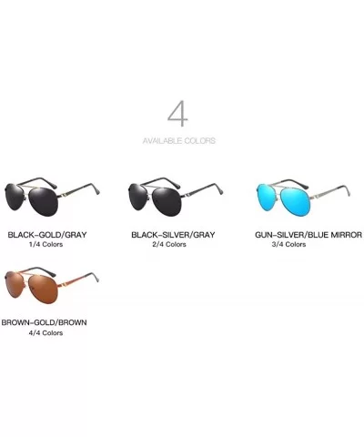 European and American Sunglasses polarizing glasses for men - D - CF18QO3WEC8 $23.41 Aviator