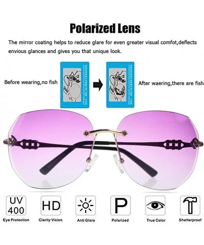 Polarized Sunglasses UV400 Protection Metal Frame Unisex Eyewear Square Lenses Ultra Lightweight - CV18HTQ375K $9.68 Square