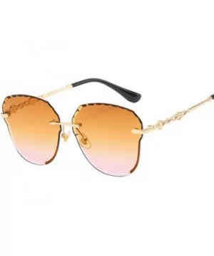 Sunglasses Oversized Lightweight Comfort Protection - Tea Pink - C718WGEYIKM $22.77 Oversized