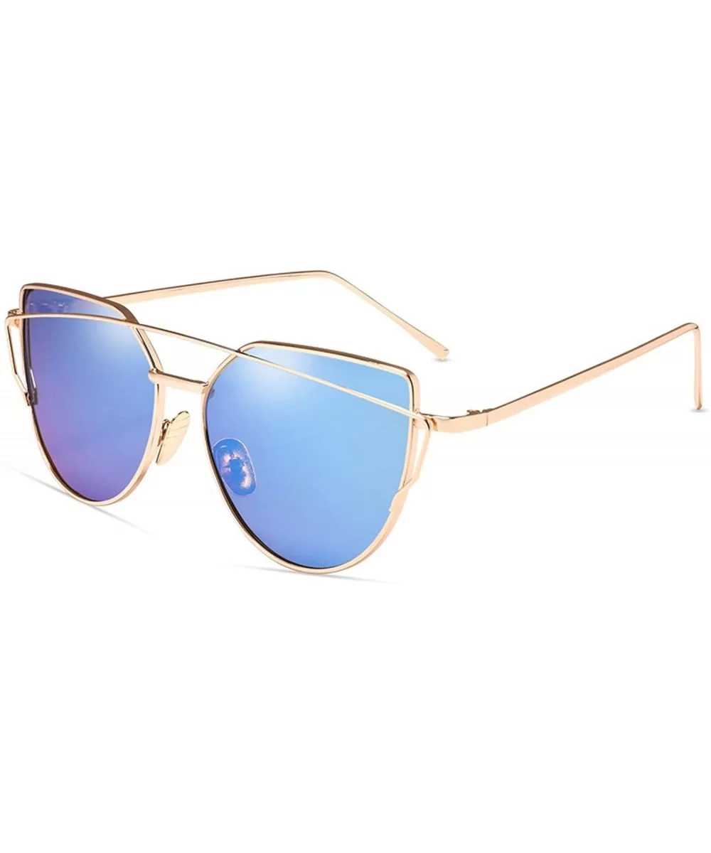 Cat Eye Sunglasses Women 2019 Brand Designer Sun Glasses Reflection Mirrors UV400 - Xy1904-5 - C318W8URT0T $11.45 Cat Eye