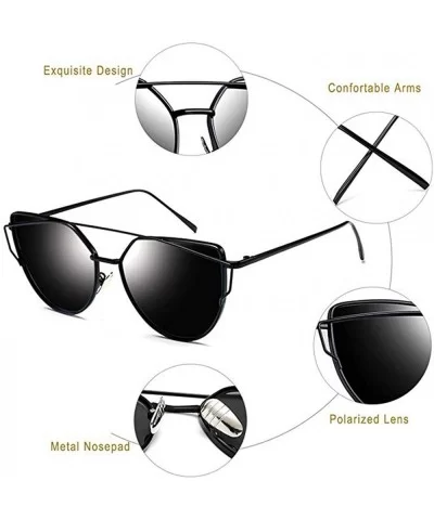 Cat Eye Sunglasses Women 2019 Brand Designer Sun Glasses Reflection Mirrors UV400 - Xy1904-5 - C318W8URT0T $11.45 Cat Eye