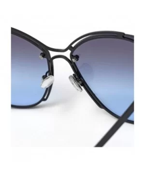 2019 new sunglasses - rivets double beam sunglasses fashion cat eyes sunglasses ladies - G - CT18S8N3M8X $42.44 Cat Eye