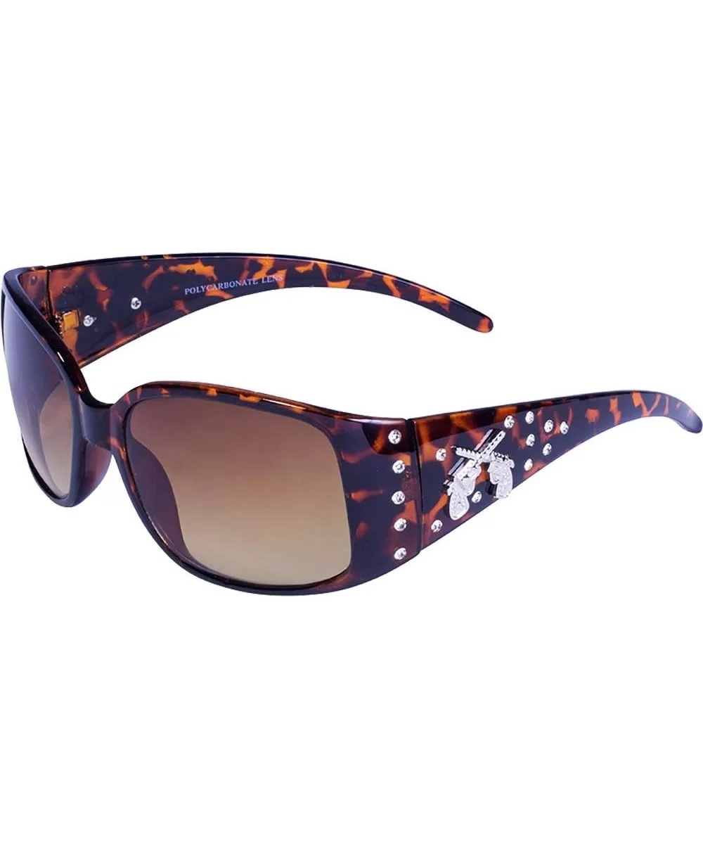 Pistol Packin Country Western Womens Sunglasses - CM11AA5AGSF $10.65 Sport