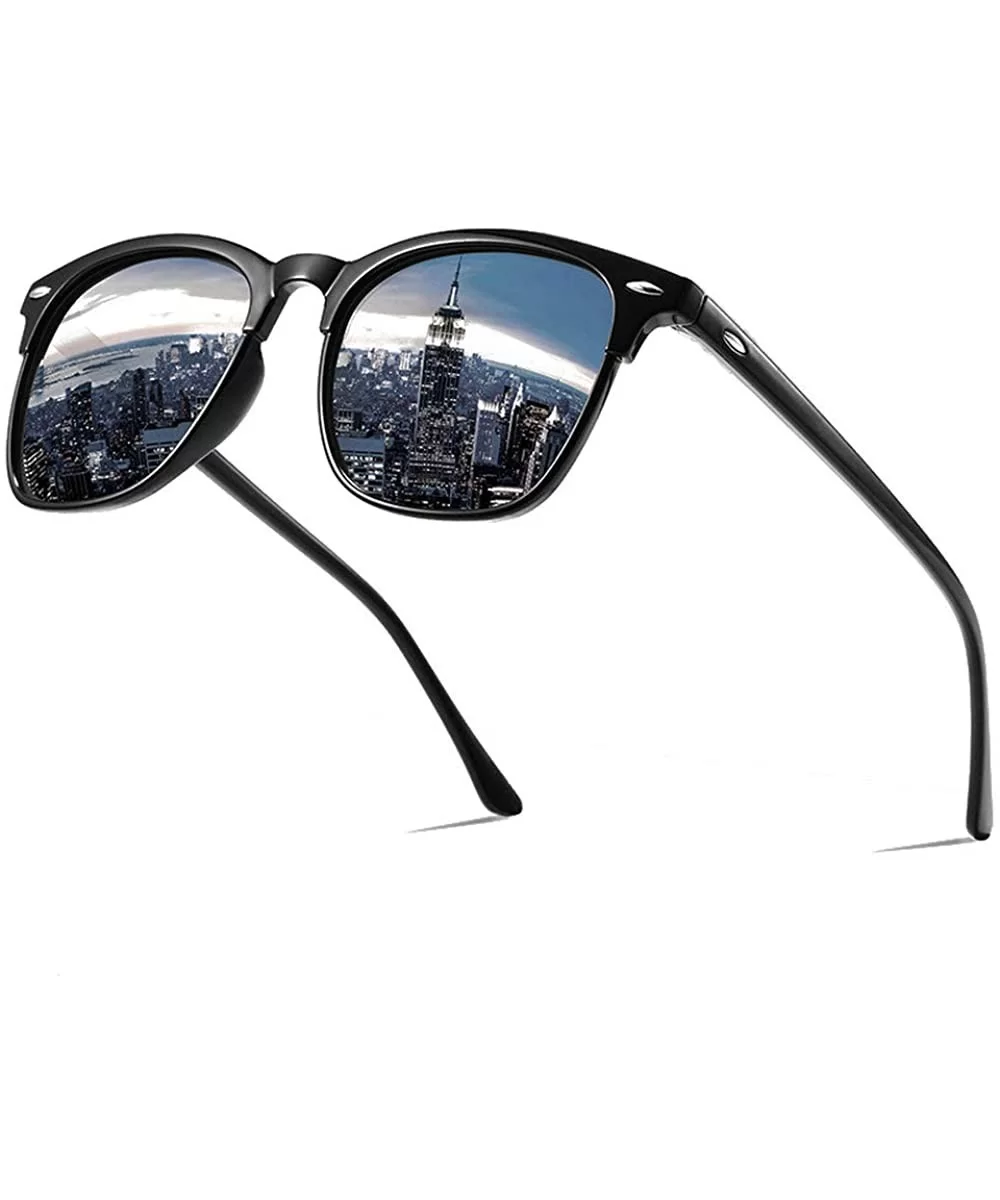 new myopia polarized sunglasses classic retro men outdoor riding polarized sunglasses - CX18AWHUXEH $11.91 Square