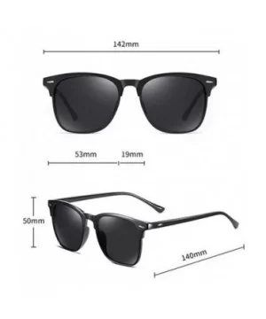 new myopia polarized sunglasses classic retro men outdoor riding polarized sunglasses - CX18AWHUXEH $11.91 Square