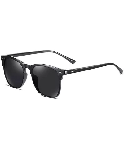 new myopia polarized sunglasses classic retro men outdoor riding polarized sunglasses - CX18AWHUXEH $11.91 Square