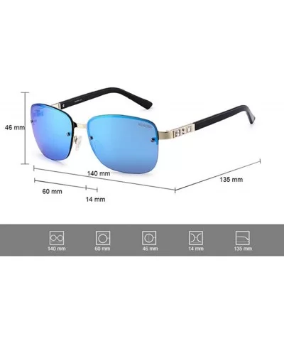 Pilot women's men's polarized sunglasses - 100% UV protection glasses - B - CZ18RY2T2UC $37.48 Aviator