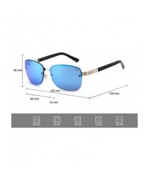 Pilot women's men's polarized sunglasses - 100% UV protection glasses - B - CZ18RY2T2UC $37.48 Aviator