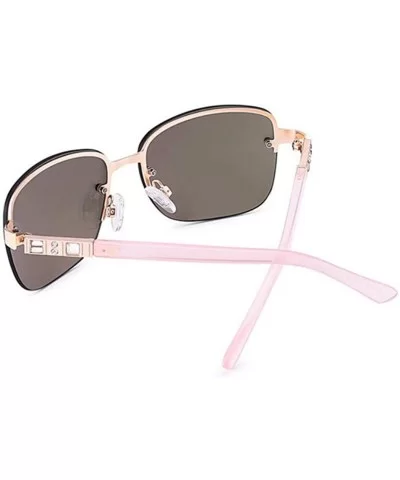 Pilot women's men's polarized sunglasses - 100% UV protection glasses - B - CZ18RY2T2UC $37.48 Aviator