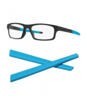 Replacement Temple Ear Socks Nose Pads Crosslink Pitch Eye Glass Frame - Black + Blue Ear Socks - CH1949XUZNK $9.55 Rectangular